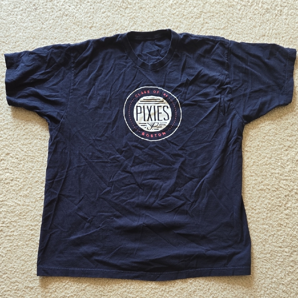 Tultex Navy Pixies Graphic Short Sleeve Tee